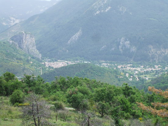 Blick auf Castellane