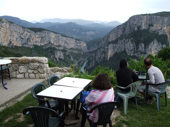 Creperie mit tollem Blick