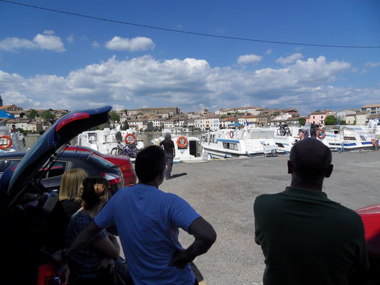 Warten auf das Boot...