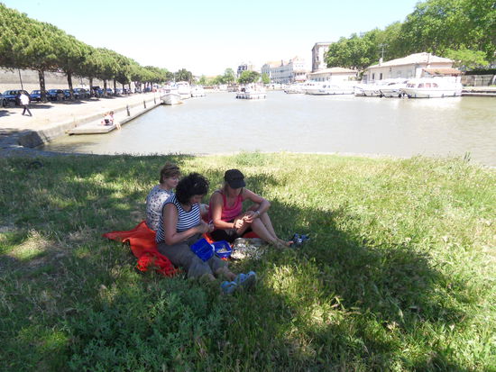Champignons putzen für das Abendessen...