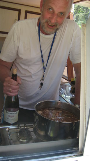 Wolfgang kocht das Geburtstagsessen