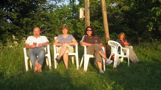 Relaxen in der Abendsonne