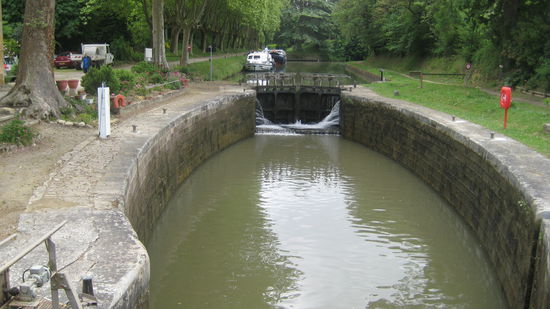 Jetzt geht es wieder kanalabwärts