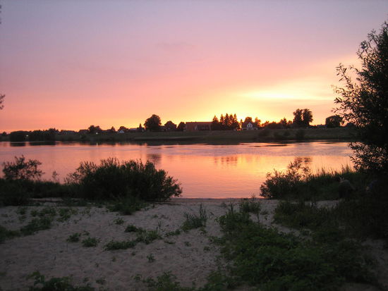 Abendstimmung an der Elbe