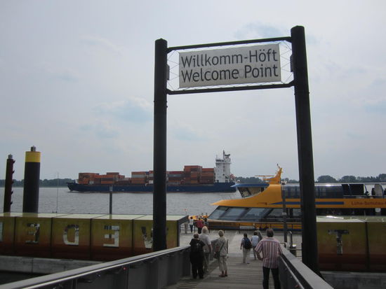 Schiffsbegrüßungsanlage „Willkomm-Höft“