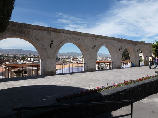 Die Sicht vom Aussichtspunkt