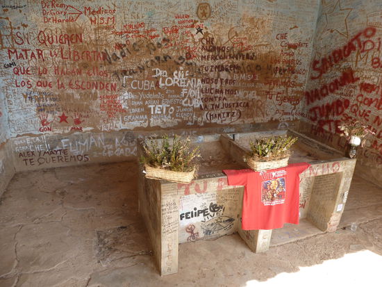 Die Lavaneria wo die Leiche des Che für die Öffentlichkeit ausgestellt wurde für einige Tage