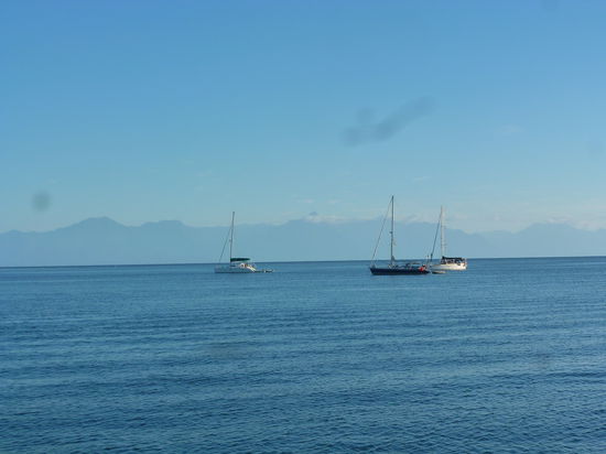 Sieht fasst so aus wie daheim mit den Bergen im Hintergrund