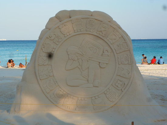 Mayakalender aus Sand