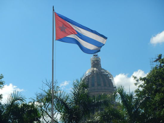 Das Kapitol wurde 1929 erbaut nach amerikanischem Vorbild und wird gerade restauriert.