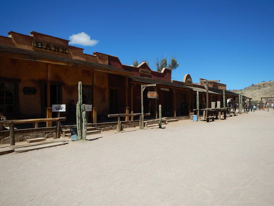 So sieht das hier aus, staubig...