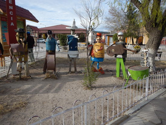 Die Musiker des Dorfplatzes