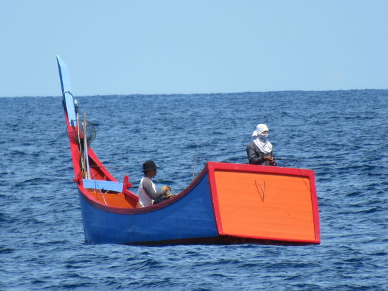 Das sind Fischermänner, keine Piraten.