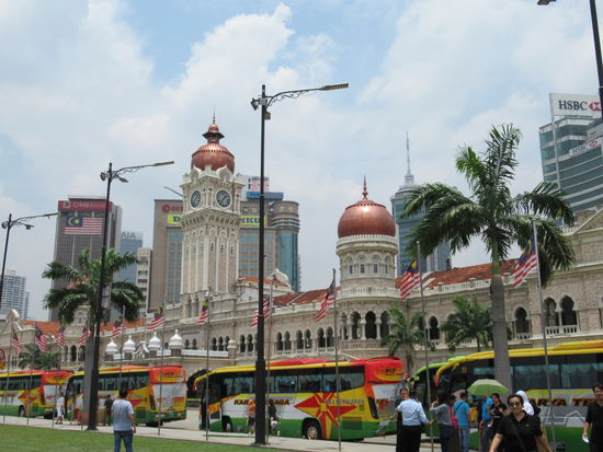 Ein Gebäude der Kolonialzeit