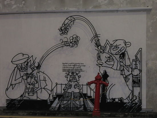 Strassenkunst aus Eisen