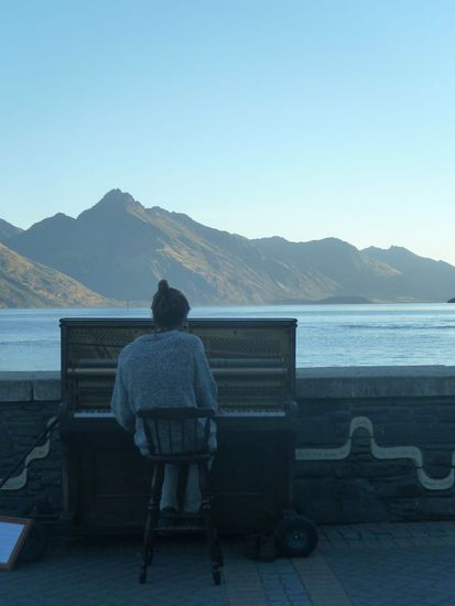 Extrem feiner Strassenmusiker...