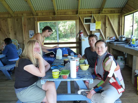 Fruehstueck mit netten Leuten...
