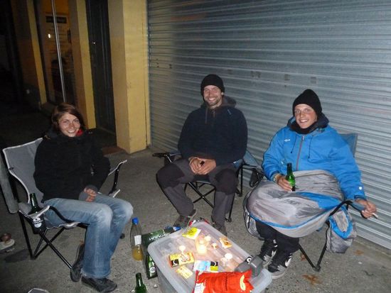 Ein Bierchen mit Linda und Johannes