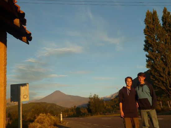 Sonnenuntergang in Villa los Canelos