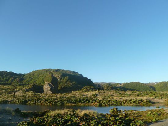 Kurz vorm Strand in Cucao.