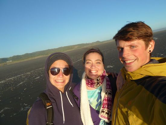 Katey, Marina und Lex. Man kann gut sehen wer das Foto gemacht hat.