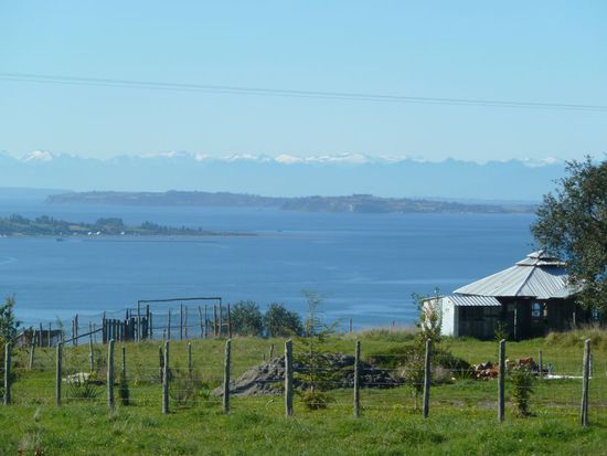 Blick auf die Kordillere Patagoniens.