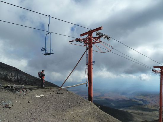 Das beste hier ist die "Bruecke" aus Holz zum Liftpfeiler.