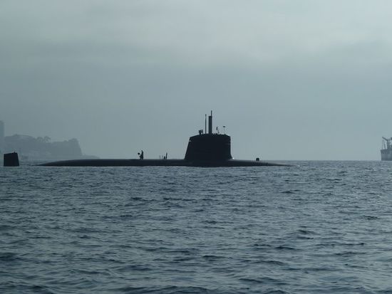 Nuklear U-Boot der Marine. (Nukular, das Wort heissst Nukular)