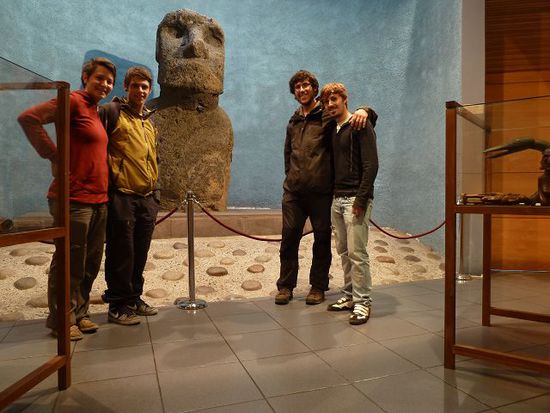 Moai von der Osterinsel