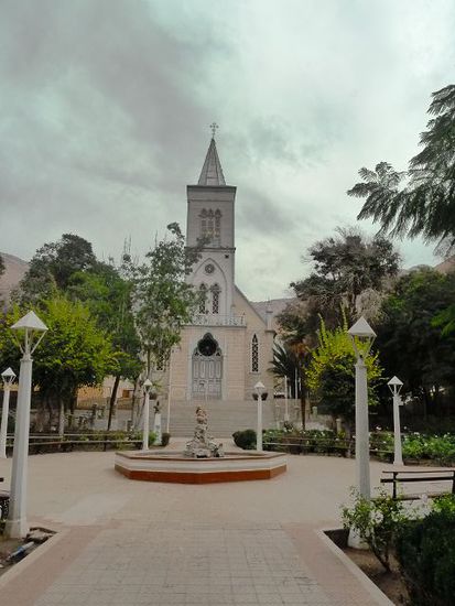 Plaza de Armas in Pisco Elqui