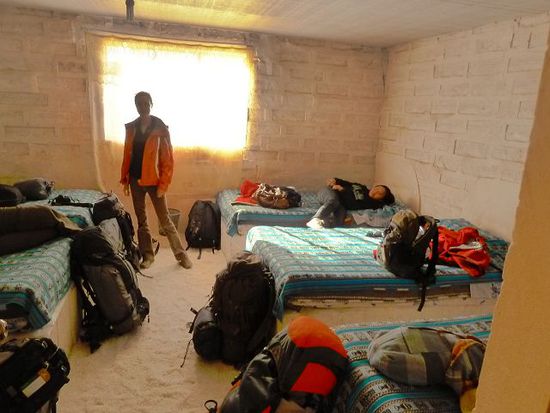 Salzhostel, Zimmer.
