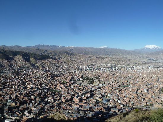 Blick ueber La Paz
