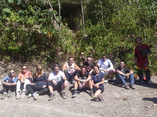 Am Ende waren alle relativ fertig, der Spass war ja echt auch anstrengend