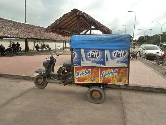Fein umgebautes Moped