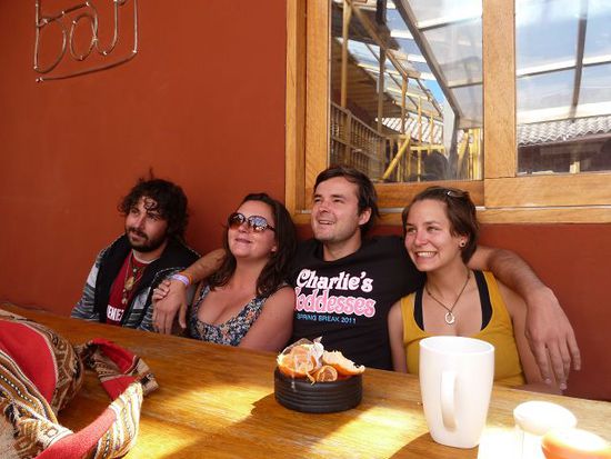 Julien, Kelly, Simon und Carina