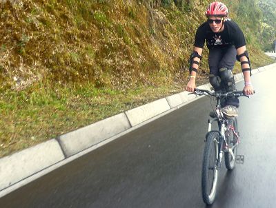 Akrobatik am Bike