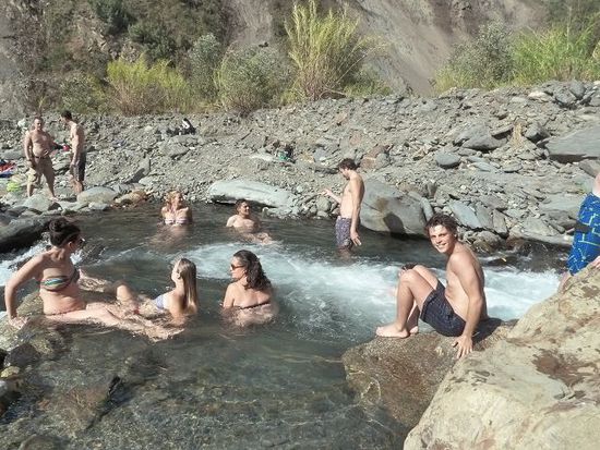 ... und die Abkuehlung im Fluss