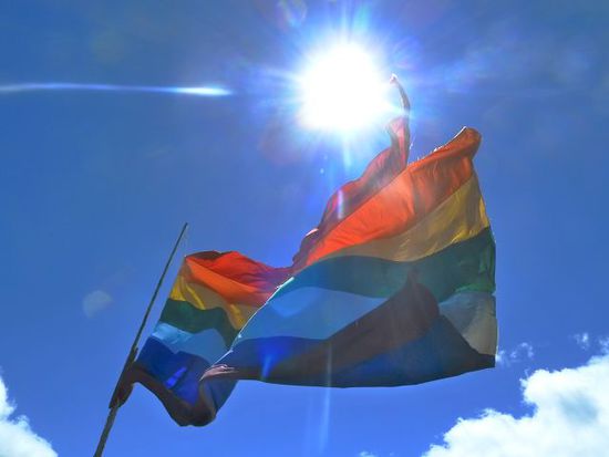 Herrlich, die Inca Flagge am Gipfel wehen zu sehen