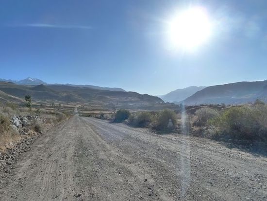 Die naechsten 7 km nach Achoma lagen vor uns