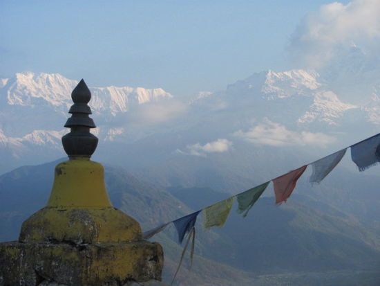 Morgenstimmung am Sarangot bei Pokhara