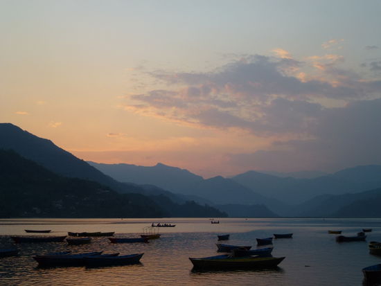 Abendstimmung am See! Es heißt Abschied nehmen!