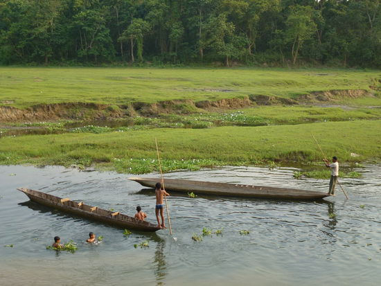 Kanufahren auf dem Raptifluss
