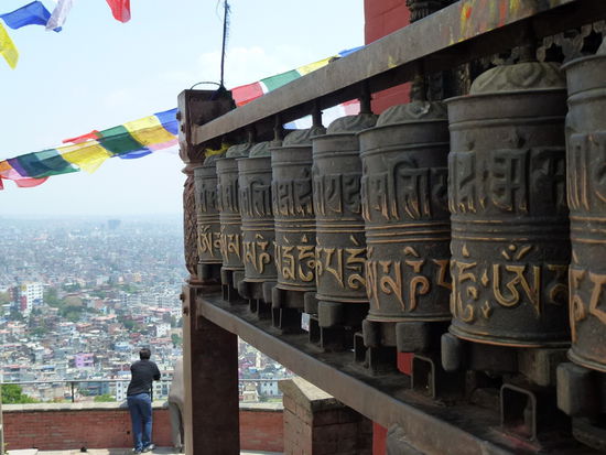 Von hier sieht Kathmandu ganz friedlich aus