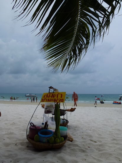 Verhungern muss man auch hier nicht am Strand