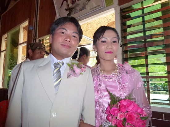 Das Brautpaar, mit dem wir feiern durften