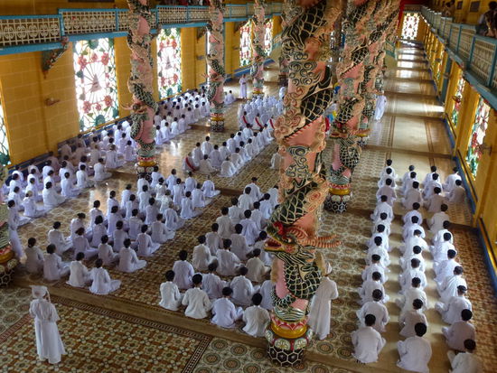 Gottesdienst in festgelegter Position
