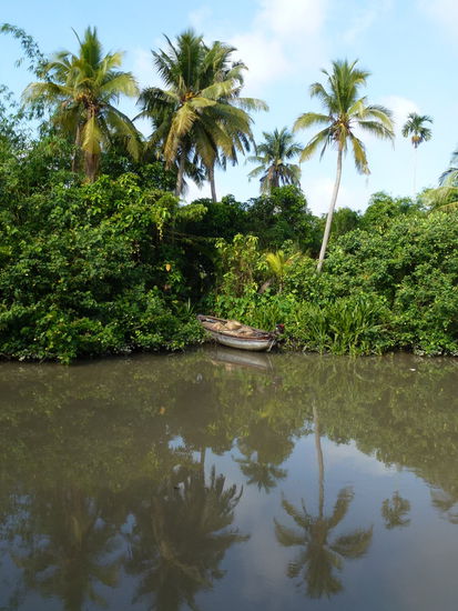 Ein klein bisschen Idylle in einem Seitenarm...