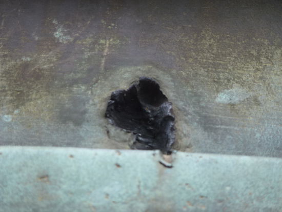 ...und Einschusslöchern...