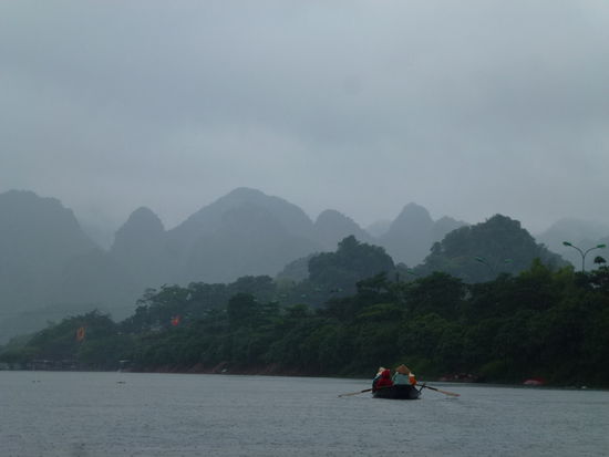 Wunderbare Landschaft, selbst bei Regen
