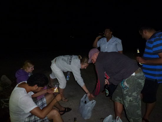 Fullmoonparty auf der Straße